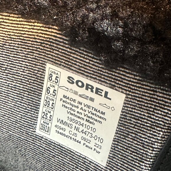 Sorel $199 Tofino II Waterproof Insulated Snow Shearling Duck Boots Black Women’ - Picture 11 of 11